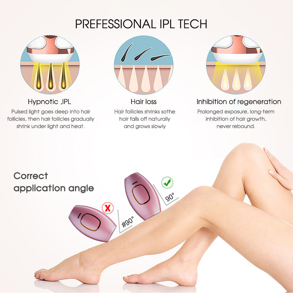 IPL Hair Removal Laser Epilator Women Rechargeable