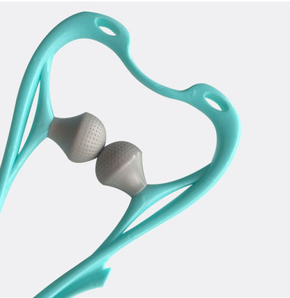 High Quality Multi-function Manual Relaxed Cervical Massager Pressure Relieve Double Ball Pressing Meridian Massager