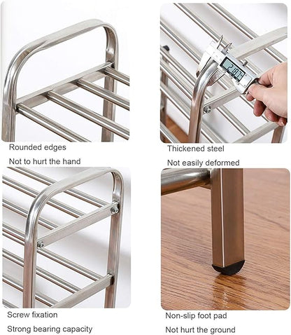Stainless Steel Shoe Rack